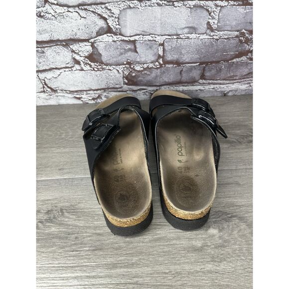Birkenstock Papillio Arizona Platform Vegan Black Birko-Flor Sandals Women 40EU - Picture 5 of 16